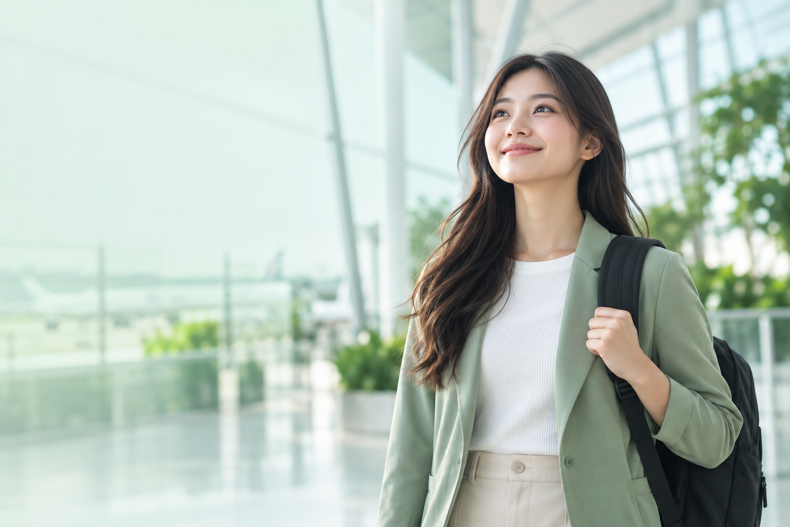 Ứng viên trẻ tự tin chuẩn bị cho hành trình làm việc quốc tế